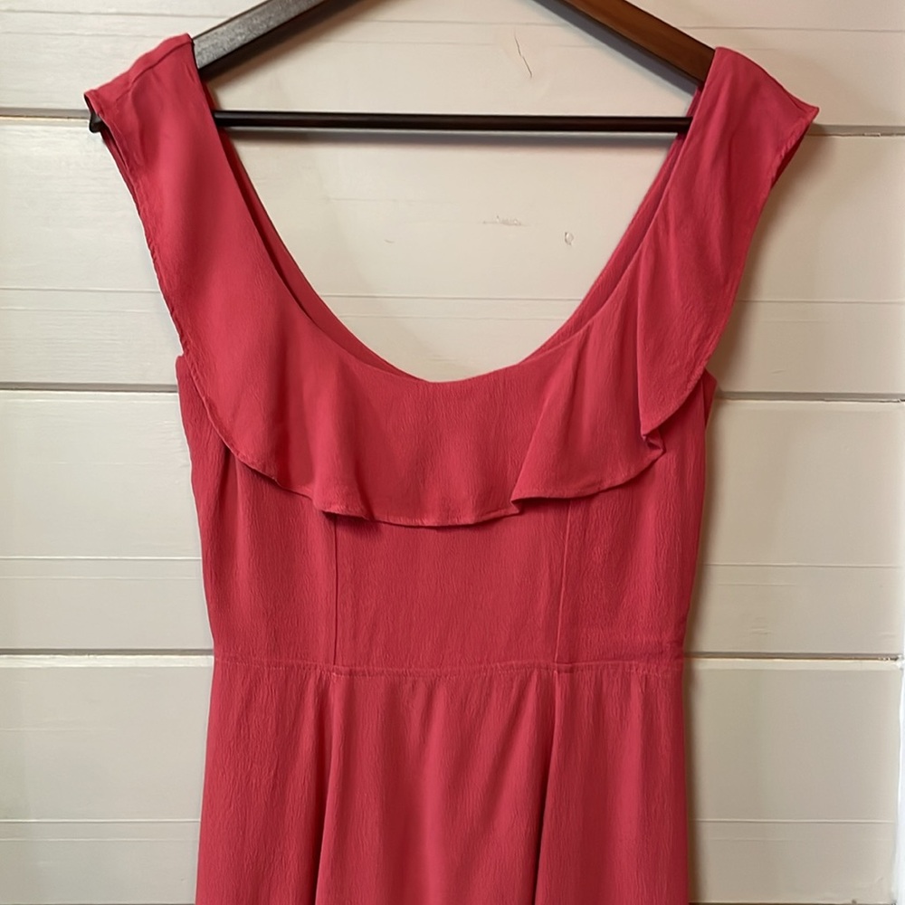 Reformation Ruffle Mini Dress Size 2. - Picture 2 of 10